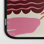 Pink dropping flower pottery   Laptop Sleeve Gallery Image 3