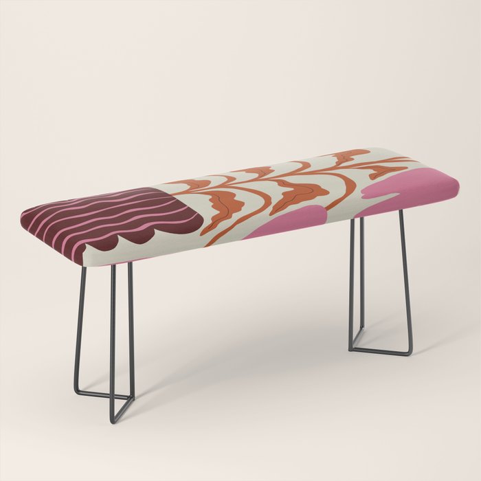Pink dropping flower pottery   Bench Gallery Image 1