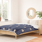 Night Star - indigo Duvet Cover Gallery Image 2