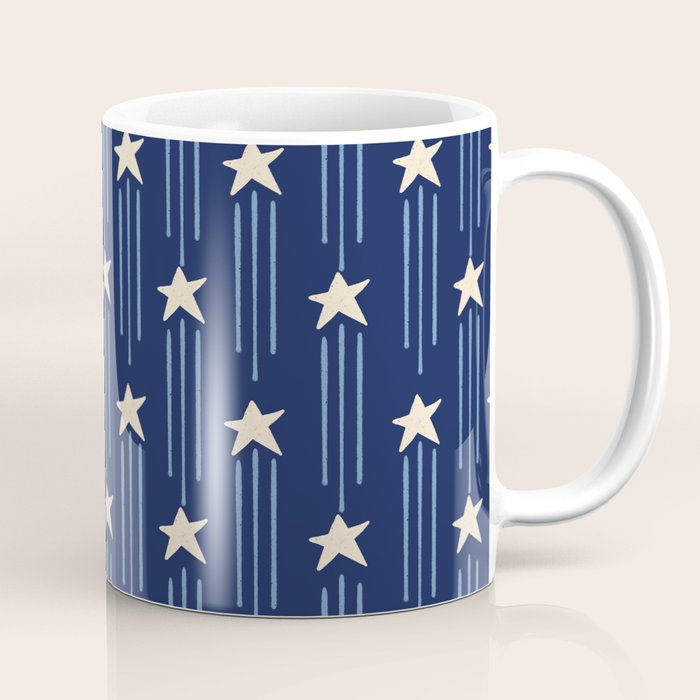 Night Star - indigo Coffee Mug Gallery Image 1