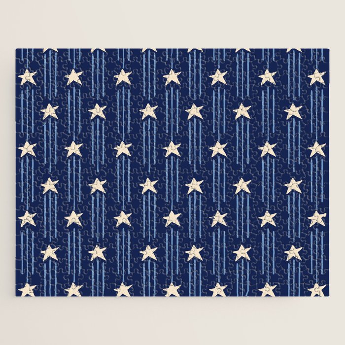 Night Star - indigo Jigsaw Puzzle Gallery Image 1