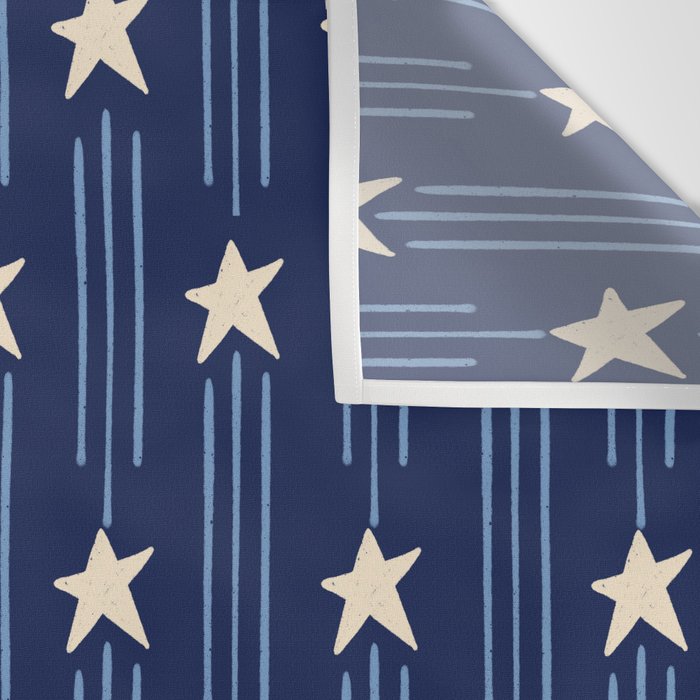 Night Star - indigo Wall Tapestry Gallery Image 3