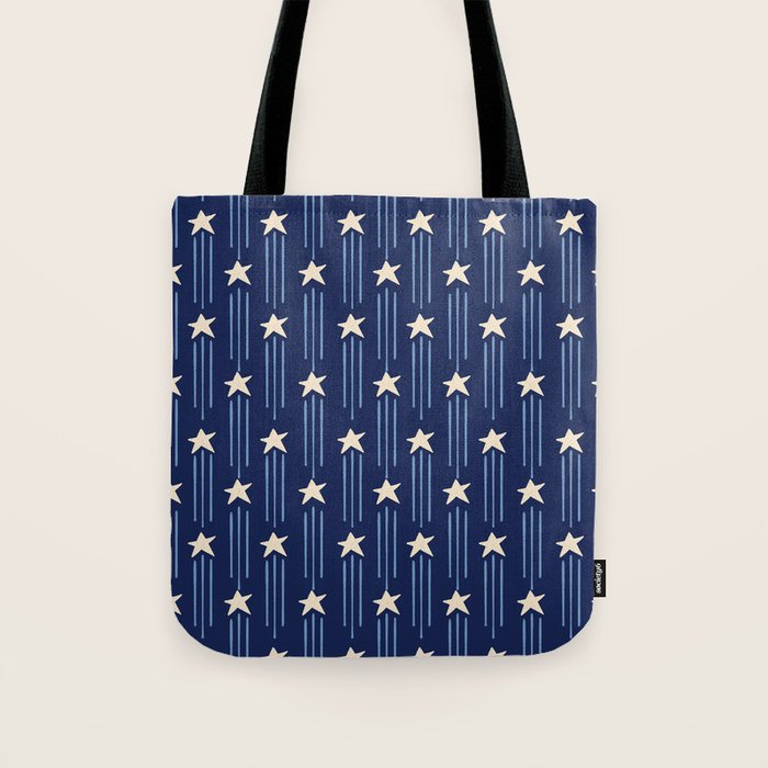 Night Star - indigo Tote Bag Gallery Image 1