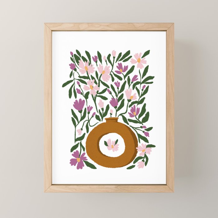 A Vase Full of Spring Mini Art Print Gallery Image 1