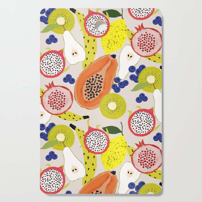 Tropical fruits Cutting Board Gallery Image 1