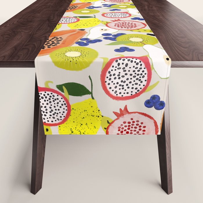 Tropical fruits Table Runner Gallery Image 1