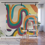 Groovy rainbow of doom Wall Mural Gallery Image 1