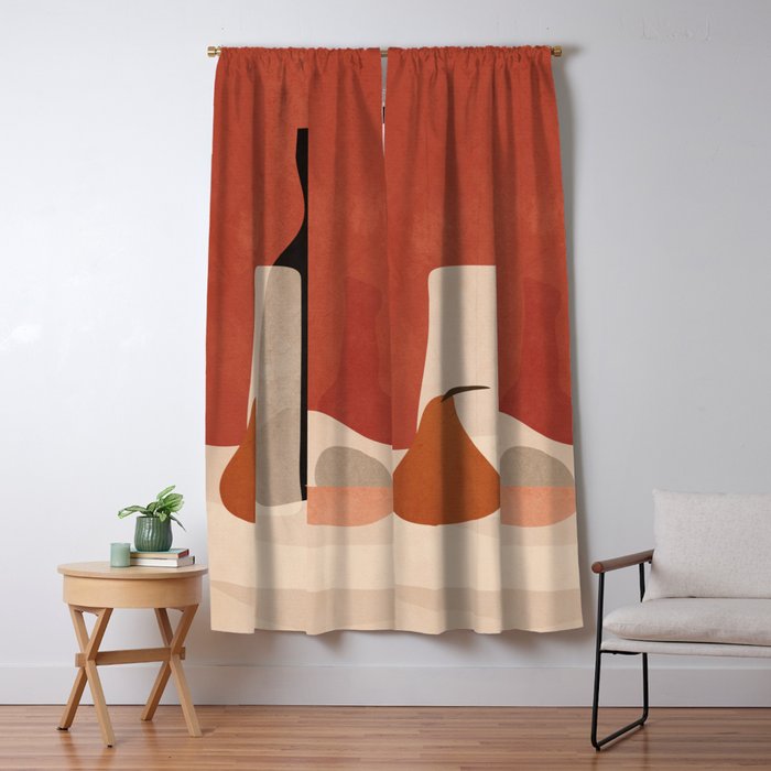 Minimalist Still Life 11 Window Curtain Gallery Image 5