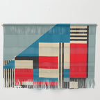 Piet Mondrian Inspired Modern Abstract Geometric Architecture Wall Hanging Gallery Image 1