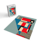 Piet Mondrian Inspired Modern Abstract Geometric Architecture Jigsaw Puzzle Gallery Image 2