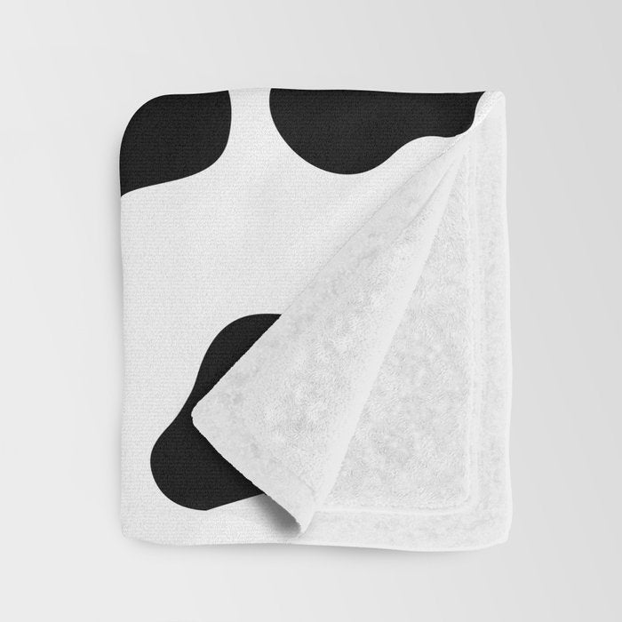 Moo Cow Print Throw Blanket Gallery Image 3