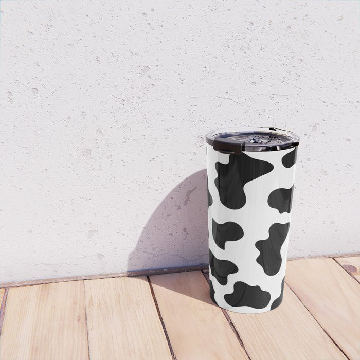 Moo Cow Print Travel Mug Gallery Image 4