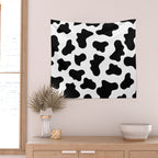 Moo Cow Print Wall Tapestry Gallery Image 2
