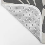 Sea Leaf: Noir Bath Mat Gallery Image 2