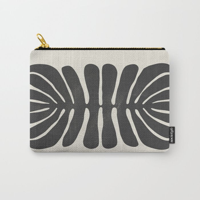 Sea Leaf: Noir Carry All Pouch Gallery Image 1