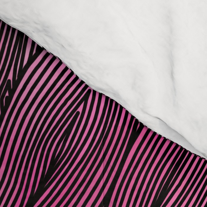 Pink Flower Drawing/ Illustration Comforter Gallery Image 4