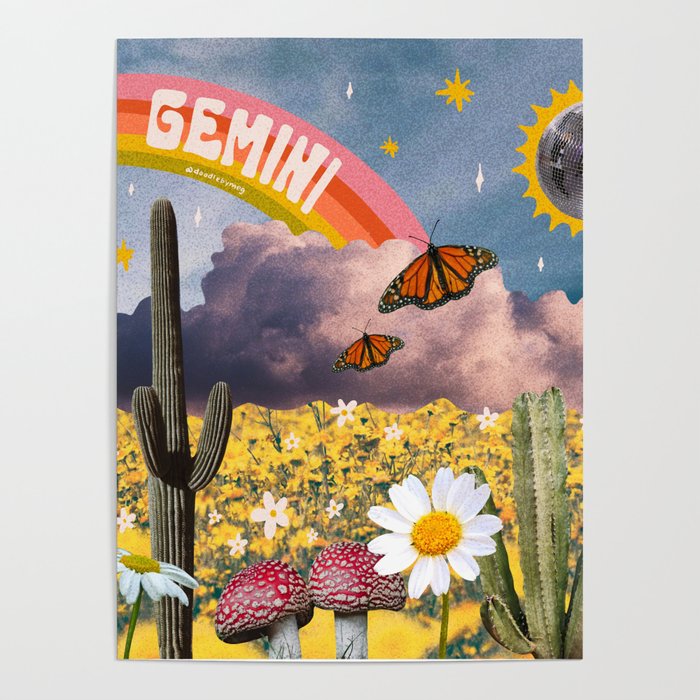 Gemini Collage Poster Gallery Image 4