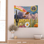 Gemini Collage Wall Tapestry Gallery Image 2