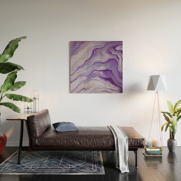 Amethyst Wood Wall Art Gallery Image 2