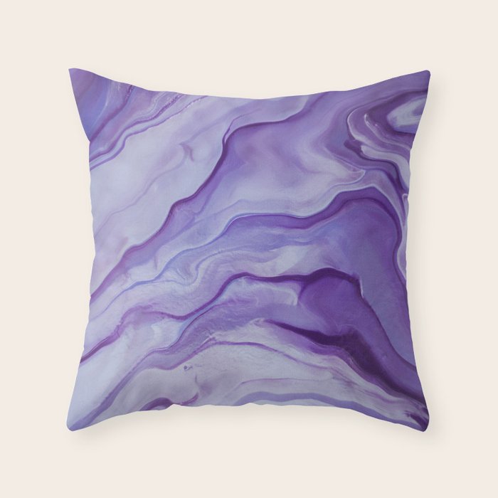 Amethyst Throw Pillow Gallery Image 1