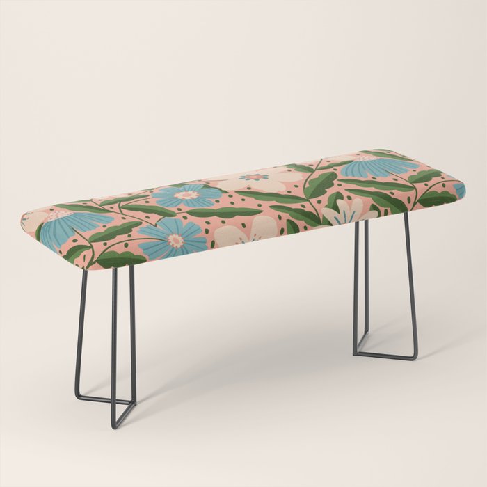 Flower Garden - Peach  Bench Gallery Image 1