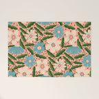 Flower Garden - Peach  Welcome Mat Gallery Image 1