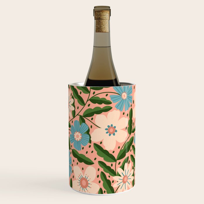 Flower Garden - Peach  Wine Chiller Gallery Image 1