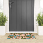 Flower Garden - Peach  Welcome Mat Gallery Image 3
