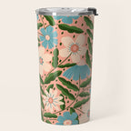 Flower Garden - Peach  Travel Mug Gallery Image 2