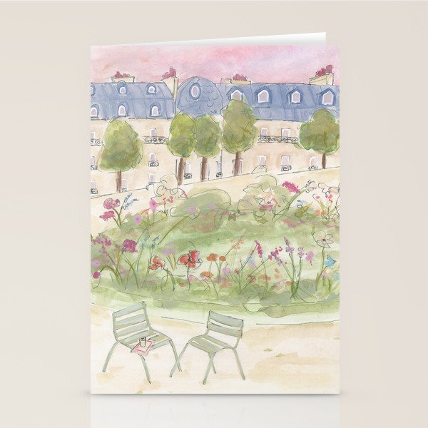 Parisian Garden Stationery Card Gallery Image 2