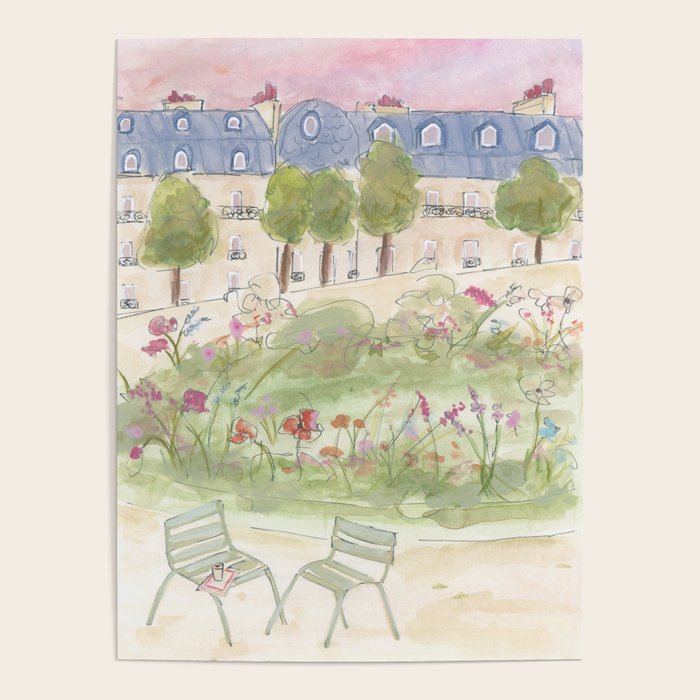 Parisian Garden Poster Gallery Image 4