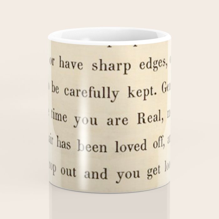 The Velveteen Rabbit Vintage Book Page Literary Quote Coffee Mug Gallery Image 4