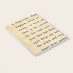 The Velveteen Rabbit Vintage Book Page Literary Quote Notebook Gallery Image 3