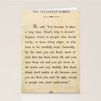 The Velveteen Rabbit Vintage Book Page Literary Quote Stationery Card Gallery Image 2