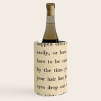 The Velveteen Rabbit Vintage Book Page Literary Quote Wine Chiller Gallery Image 2