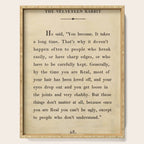 The Velveteen Rabbit Vintage Book Page Literary Quote Serving Tray Gallery Image 1