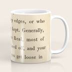 The Velveteen Rabbit Vintage Book Page Literary Quote Coffee Mug Gallery Image 1