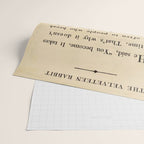 The Velveteen Rabbit Vintage Book Page Literary Quote Wrapping Paper Gallery Image 2