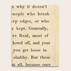 The Velveteen Rabbit Vintage Book Page Literary Quote Notebook Gallery Image 4