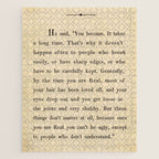 The Velveteen Rabbit Vintage Book Page Literary Quote Jigsaw Puzzle Gallery Image 1