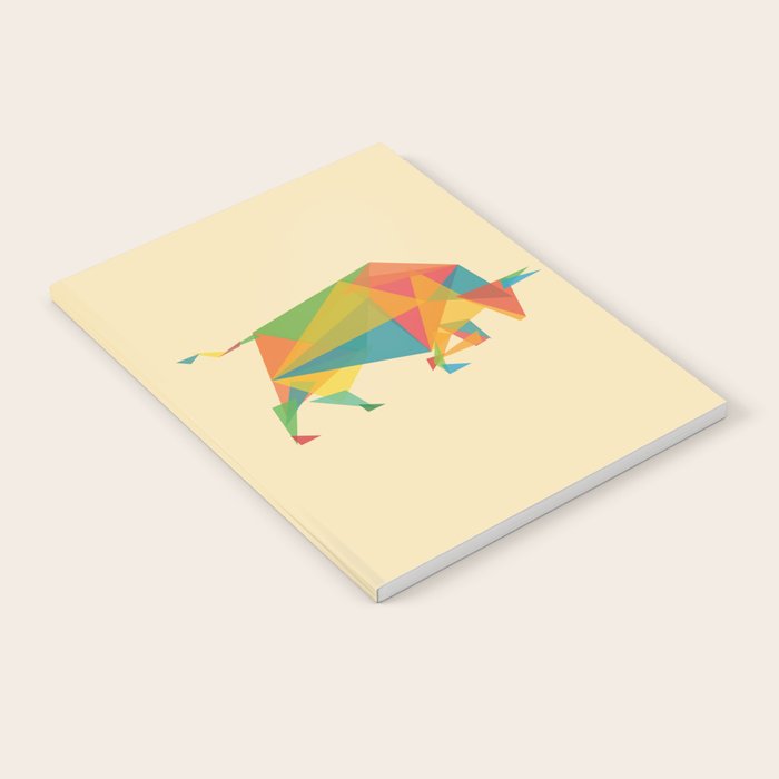 Fractal Geometric Bull Notebook Gallery Image 1