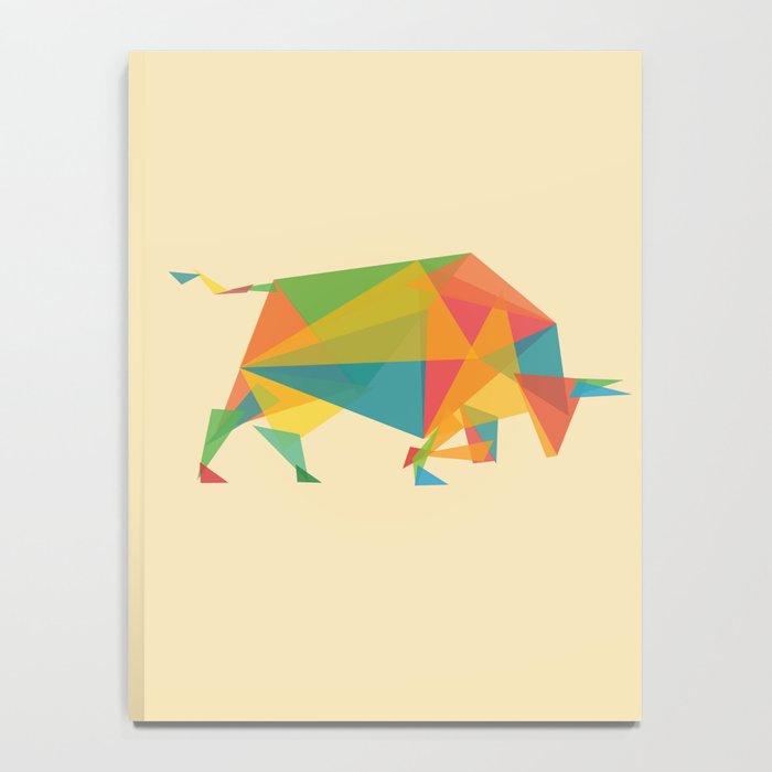 Fractal Geometric Bull Notebook Gallery Image 4