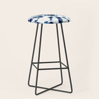 Tie Dye Sunburst Blue Stool Gallery Image 1