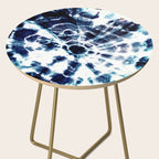 Tie Dye Sunburst Blue Side Table Gallery Image 2
