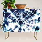 Tie Dye Sunburst Blue Credenza Gallery Image 1