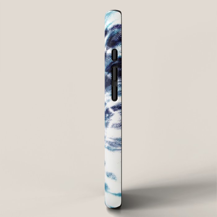 Tie Dye Sunburst Blue iPhone Case Gallery Image 2