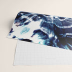 Tie Dye Sunburst Blue Wrapping Paper Gallery Image 2