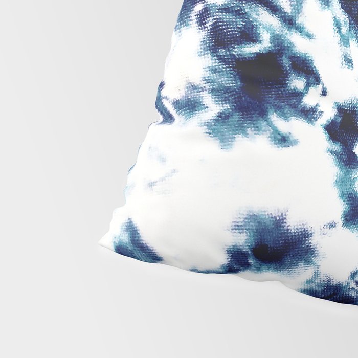 Tie Dye Sunburst Blue Pillow Sham Gallery Image 4