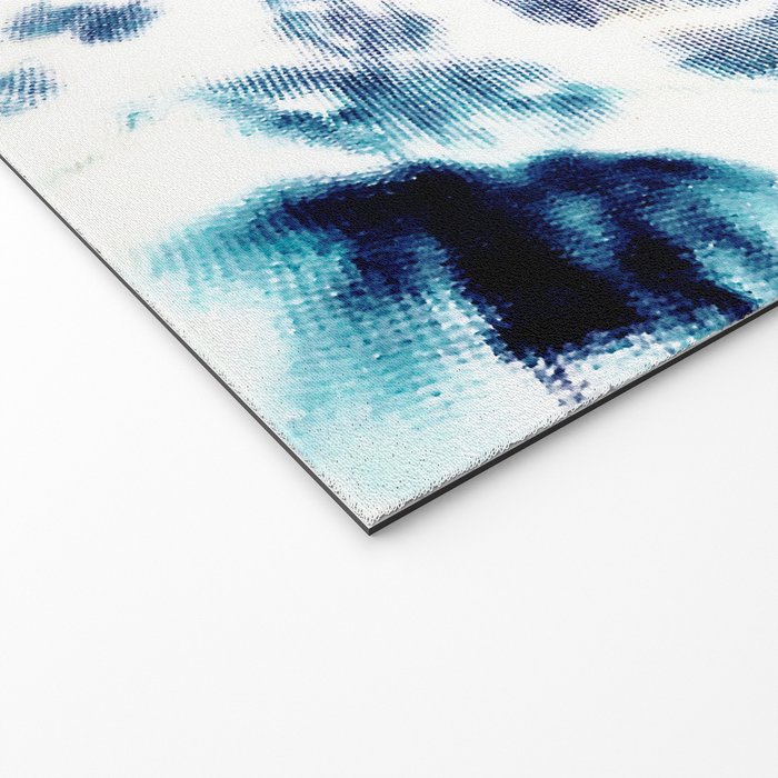 Tie Dye Sunburst Blue Welcome Mat Gallery Image 2