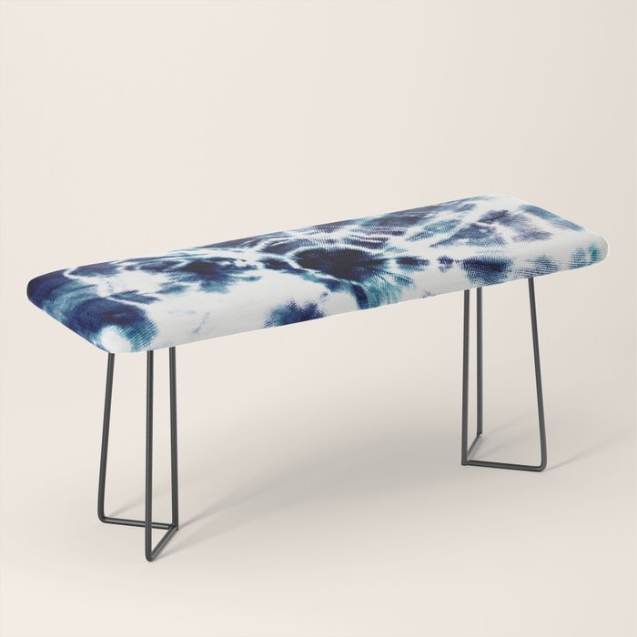 Tie Dye Sunburst Blue Bench Gallery Image 1